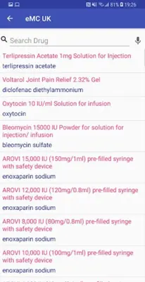 Drug Database android App screenshot 3